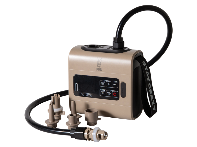 DODの充電式エアポンプ「ぱんぱんポンプ」DP1-280-TNの本体