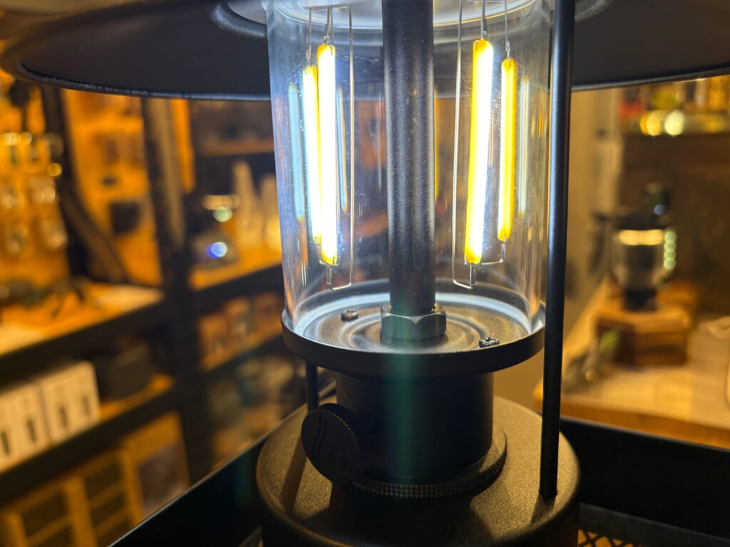RETRO LAMP RCのフィラメント調LED点灯部